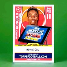Match Attax Champions League 17/18 Pro 11 Code Terence Kongolo AS Monaco P14