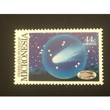 ICOLLECTZONE US Micronesia C19 VF NH astronomy