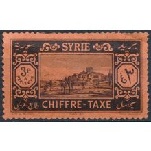 Postage Due: 3p - Syria 1925 - NM H - MiNr P41