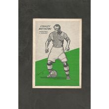 Master Vending Machine Cardmaster 1958 #15 Stanley Matthews Blackpool
