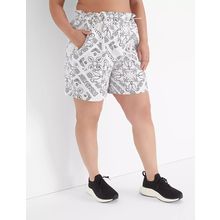 LIVI Lane Bryant High-Rise Stretch Woven Shorts 18/20 Purple Lightweight