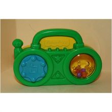 1999 McDonalds Fisher Price Under 3 Toy Green Radio