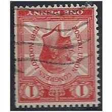 1929 SG435wi 1d Scarlet PUC Wmk Inverted Good Used. ..