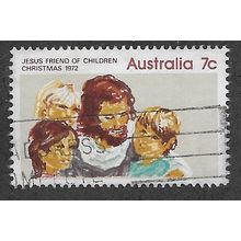 AUS 1972 7c 'CHRISTMAS' FINE USED (EBID52-050)