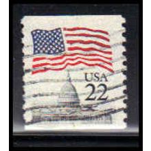 Used 2115a 22c U.S. Flag Fine CNS 3 PA5788