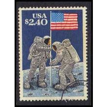 Used 2419 $2.40 Moon Landing Very Fine W4672