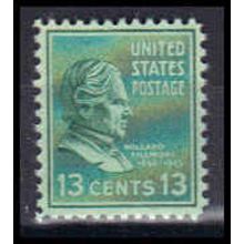 818 13c Millard Fillmore Fine MNH B0596