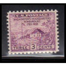 727 3c Washington's Hdqs Fine MHT O2538