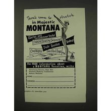 1956 Montana Tourism Ad - Majestic