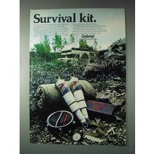 1973 Gabriel Hi Jackers Shocks Ad - Survival Kit