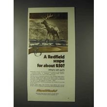 1973 Redfield 4x Frontier Scope Ad!