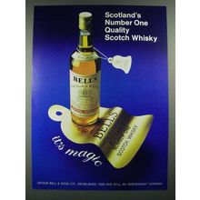 1980 Bell's Scotch Ad - Scotland's Number One Quality