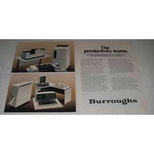 1980 Burroughs Dex Facsimile & Wordprocessing Ad