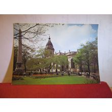 CATHEDRAL CHURCHYARD, BIRMINGHAM WARWICKSHIRE unused postcard by Dixon =