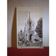 THE MARKET CROSS, DEVIZES, WILTSHIRE unused antique postcard by Valentine =