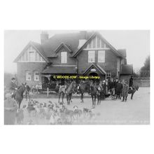 rp11496 - IOW Hunt at Calbourne , Isle of Wight 1909 - print 6x4