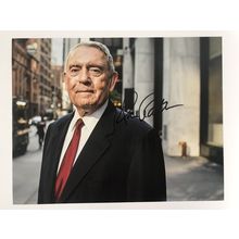 Dan Rather Signed Autographed Glossy 11x14 Photo