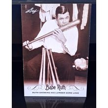 BABE RUTH 2016 LEAF BABE RUTH COLLECTION BLACK & WHITE PHOTO BASEBALL CARD #68