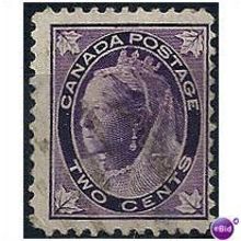 Canada 1897 SG144 2c Violet Fine Used