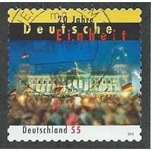 GER 2010 €0.55 (S/A) '20TH ANN REUNIFICATION OF GERMANY' FINE USED (EBID47-697)