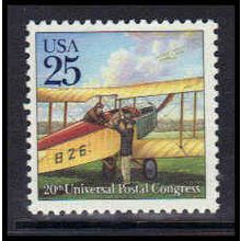 2436 25c Biplane Fine MNH W5603