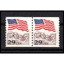 2523 29c U.S. Flag Fine MNH CNP Left 7 PA1222