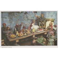 Kings Tale Drunken Feast Tales Of Robin Hood Medieval Nottingham Rare Postcard