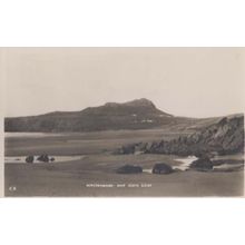 Whitesands & Carn Llidi Aerial Welsh Antique Postcard