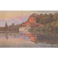 Petersburg Saint Peterhof Park Russian Antique Postcard