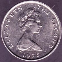 1975 Isle of Man 5 New Pence Coin