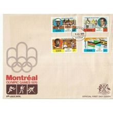 Kenya 1976 Olympic Games Montreal FDC Special Cancel unaddressed VGC