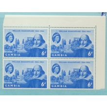 Gambia Stamp Scott #192, Mint Never Hinged, Block of 4