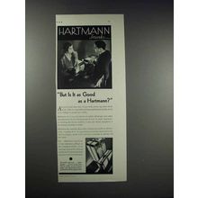 1931 Hartmann Trunks Ad - But is it as Good As