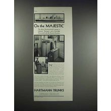 1931 Hartmann Trunks Ad - On the Majestic
