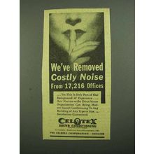 1942 Celotex Sound-Conditioning Ad - Noise From Offices