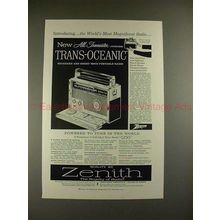 1957 Zenith Trans-Oceanic Radio Ad - Tune in the World!