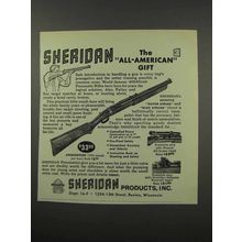 1966 Sheridan Pneumatic Rifle Ad - All-American Gift