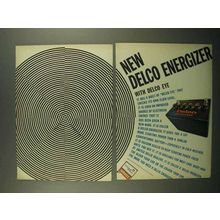 1966 United Delco Energizer Battery Ad - With Delco Eye