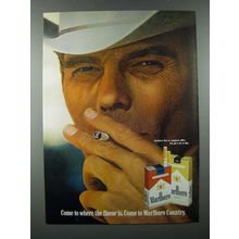 1970 Marlboro Cigarette Ad - Marlboro Man