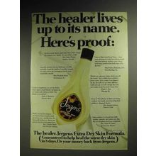 1970 Jergens Lotion Ad - Healer Lives Up to Its Name