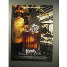 1990 Kahlua Liqueur Ad - Everything it touches turns delicious