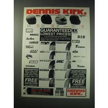 1991 Dennis Kirk Motorcycle Accessories Ad - Guaranteed Lowest Prices