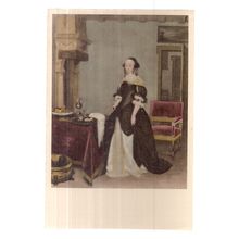 PORTRAIT OF A LADY by Terborch unused vintage postcard =