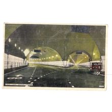 MERSEY TUNNEL JUNCTION, LIVERPOOL. used postcard by E T W Dennis. 1964 pm =