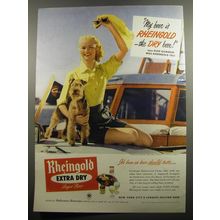 1951 Rheingold Beer Advertisement - Elise Gammon - My Beer