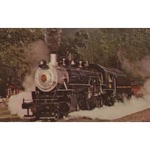 Buffalo Creek & Gauley 13 West Virginia Vintage Train Postcard