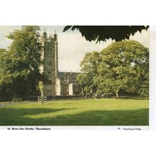 St Mary The Virgin Thornbury Church Gloucester Postcard