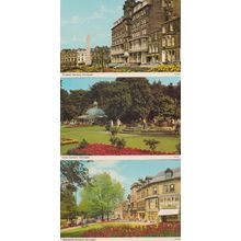 Harrogate Gardens Yorkshire 3x Mint Postcards incl Montpelier Valley + Prospect