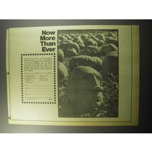 1973 Rolling Stone Magazine Ad - Now more than ever