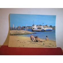 SHELLBAY TO SANDBANKS FERRY, POOLE, DORSET unused postcard by J Salmon =